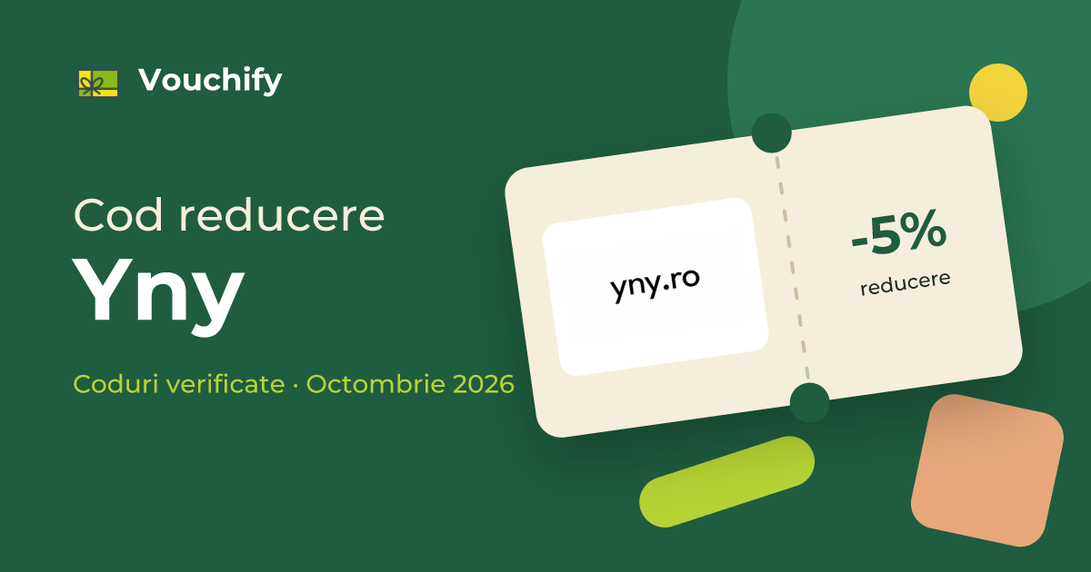 Yny - Coduri Reducere și Vouchere Octombrie 2026