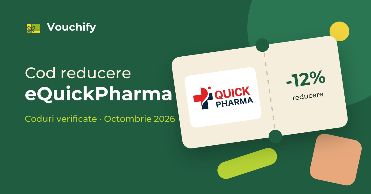 eQuickPharma - Coduri Reducere și Vouchere Octombrie 2026