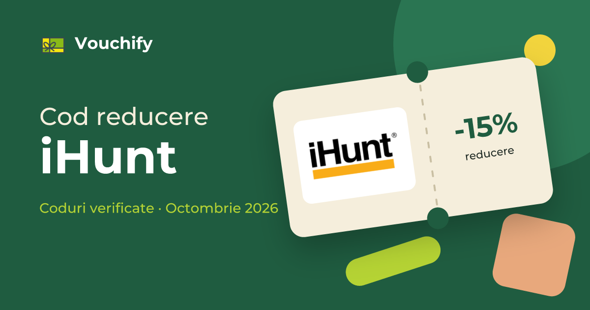 iHunt - Coduri Reducere și Vouchere Octombrie 2026